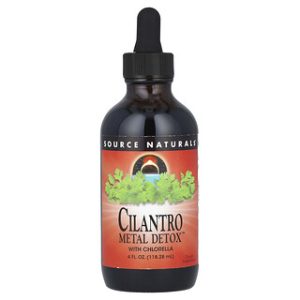 Source Naturals Cilantro Metal Detox עם כלורלה - 118 מ"ל