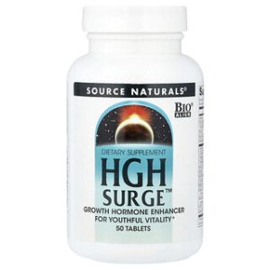 Source Naturals HGH Surge - תוסף לגדילת שריר 50 טבליות