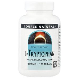Source Naturals L-Tryptophan 120 טבליות - תוסף תזונה