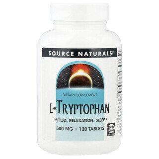 Source Naturals L-Tryptophan 120 טבליות - תוסף תזונה