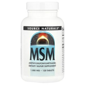 Source Naturals MSM - תוסף תזונה לשיפור גמישות המפרקים