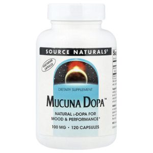 Source Naturals Mucuna Dopa 100 מ"ג - 120 כמוסות