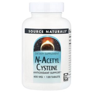 Source Naturals NAC 600 מ"ג - 120 טבליות - נוגד חמצון