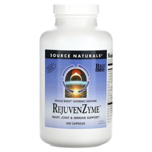 Source Naturals RejuvenZyme - אנזימי עיכול עוצמתיים