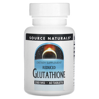 Source Naturals גלוטתיון מופחת 60 טבליות - נוגד חמצון