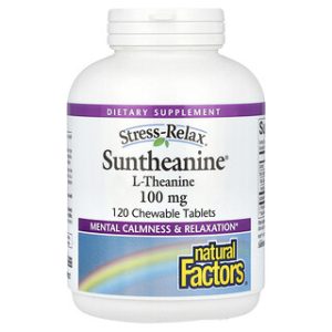 Stress-Relax Suntheanine 100 מ"ג - 120 טבליות לעיסה
