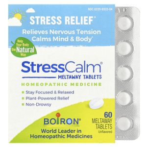 StressCalm® Boiron - טבליות מטהרות ללא טעם - 60 יח׳