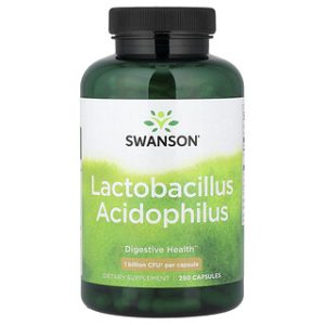 Swanson Acidophilus 1B CFU - כמוסות פרוביוטיקה 250 יח'