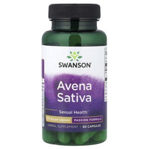 Swanson Avena Sativa 60 כמוסות - לתמיכה טבעית