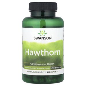 Swanson Hawthorn - כמוסות סטנדרטיות לתמיכה בלב