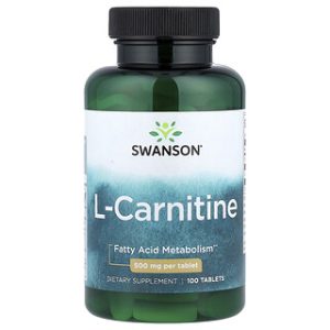 Swanson L-Carnitine 100 טבליות - תוסף תזונה לאימון
