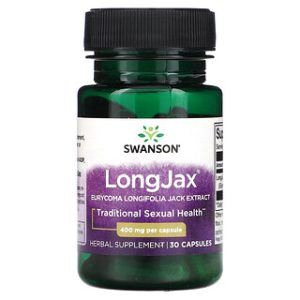 Swanson LongJax 400 מ"ג - תוסף טבעי לשיפור הגברות