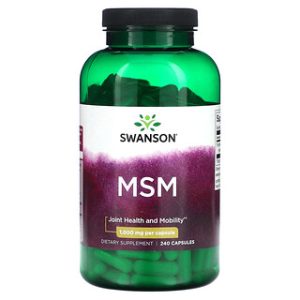 Swanson MSM 1000 מ"ג - 240 כמוסות - בריאות המפרקים