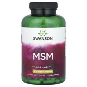 Swanson MSM 500mg - כמוסות לשיפור בריאות המפרקים
