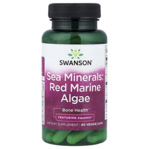 Swanson Sea Minerals אצות ים אדומות - 60 כמוסות צמחיות