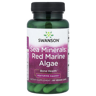 Swanson Sea Minerals אצות ים אדומות - 60 כמוסות צמחיות