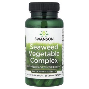 Swanson Seaweed - קומפלקס ירקות אצות - 60 כמוסות