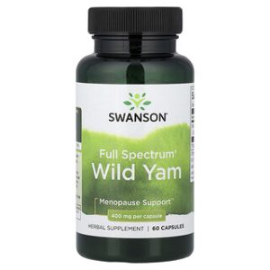Swanson Wild Yam 400 מ"ג - תוסף תזונה טבעי 60 כמוסות