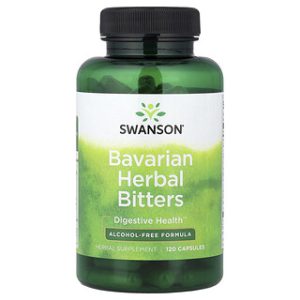 Swanson-ביטרס צמחי מרפא בווארי ללא אלכוהול 120 כמוסות