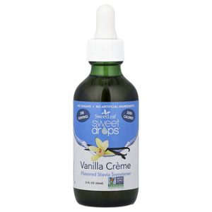 SweetLeaf Stevia טיפות - וניל קרם 60 מ"ל - טבעי