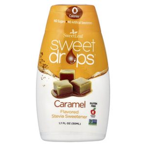 SweetLeaf Stevia טיפות קרמל - 50 מ"ל - טעם מעולה