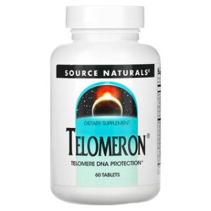 Telomeron Source Naturals - תוסף לבריאות התאים - 60 טבליות