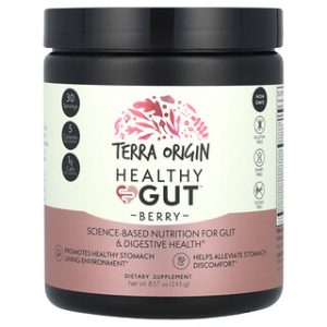 Terra Origin Healthy Gut™- פירות יער- תומך עיכול - 243 גרם