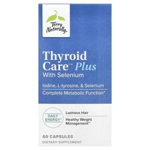 Terry Naturally Thyroid Care Plus - תוסף תזונה לתפקוד בלוטת התריס