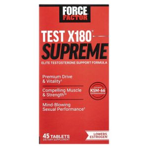 Test X180 Supreme - תוסף טסטוסטרון Force Factor