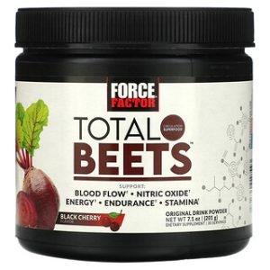 Total Beets Force Factor - אבקת שתייה בטעם דובדבן שחור