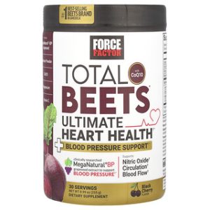 Total Beets עם CoQ10 - בריאות לב בטעם דובדבן שחור