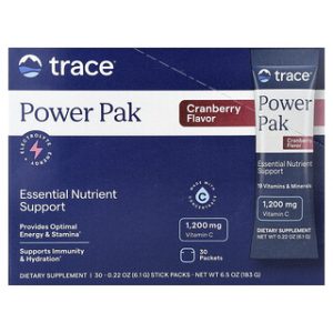 Trace Power Pak חמוציות - 30 מנות אנרגיה זמינות