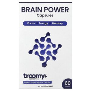Troomy Nootropics - תוסף כוח המוח 60 כמוסות