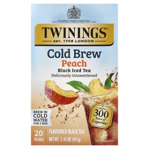 Twinings תה קר אפרסק - 20 שקיקים ללא סוכר