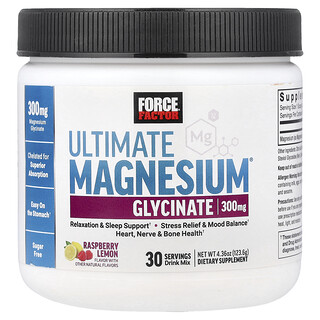Ultimate Magnesium Glycinate - משקה מגנזיום פטל לימון