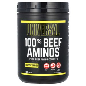 Universal Beef Aminos - טבליות חלבון בקר 400 יח'