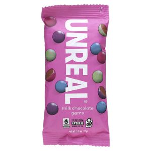 Unreal Milk Chocolate Gems - סוכריות שוקולד חלב 37 גרם