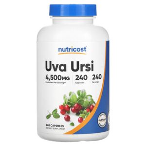 Uva Ursi 4,500 מ"ג , Nutricost - 240 כמוסות טבעיות
