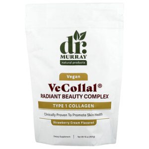 VeCollal® Vegan Radiant Beauty- תוסף יופי טבעוני - תות 454 גרם
