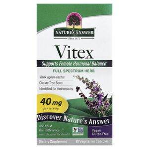 Vitex Natures Answer - כמוסות ויטקס 40 מ"ג - 90 כמוסות