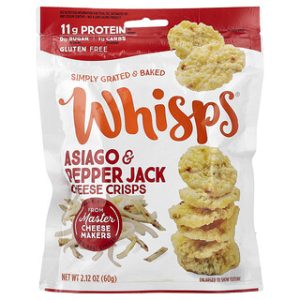 Whisps גבינת צ'יפס, אסייגו ופלפל ג'ק - 60 גרם