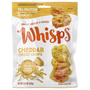 Whisps צ'דר- צ'יפס גבינה קראנצ'י - 60 גרם - חטיף טעים