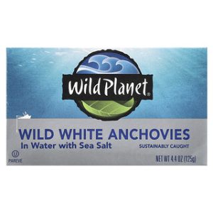 Wild Planet - אנשובי לבן במי מלח - 125 גרם