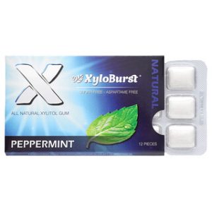 Xyloburst מסטיק קסיליטול - מנטה - 12 יחידות