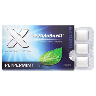 Xyloburst מסטיק קסיליטול - מנטה - 12 יחידות