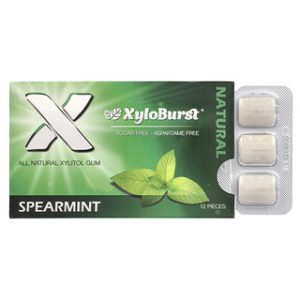 Xyloburst מסטיק קסיליטול - נענע- 12 יחידות