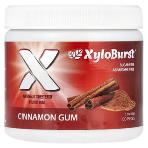 Xyloburst מסטיק קסיליטול - קינמון - 100 יח' - 150 גרם