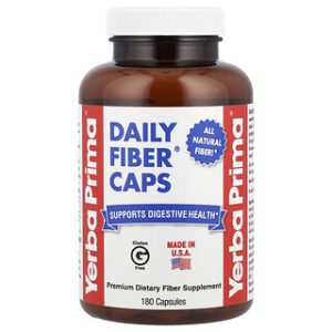 Yerba Prima Daily Fiber Caps - 180 כמוסות סיבים תזונתיים