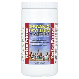 Yerba Prima Psyllium Husk אורגני - 340 גרם - לניקוי מעיים