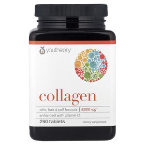 Youtheory Collagen 290 טבליות - תוסף תזונה לגמישות העור